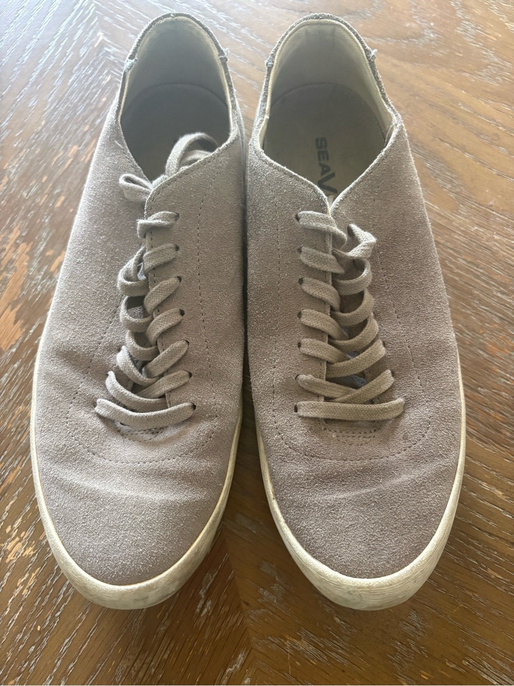 SeaVees Taupe Suede Low-Top Sneakers